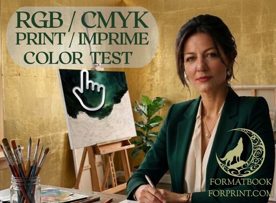 Click here to download RGB / CMYK tests to print